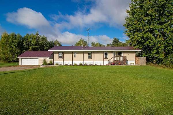 10 Acres of Recreational Land with Home for Sale in Cass City, Michigan