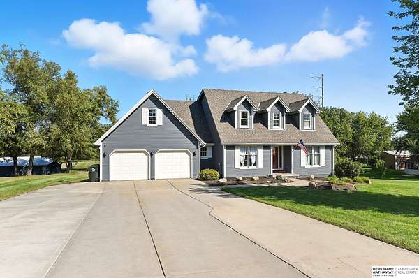 3.13 Acres of Residential Land with Home for Sale in Gretna, Nebraska