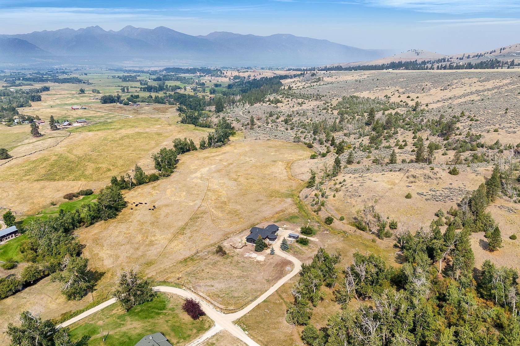 4 Acres of Residential Land with Home for Sale in Stevensville, Montana