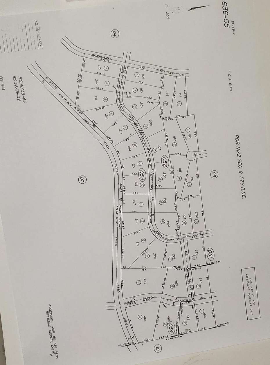 1 Acre of Residential Land for Sale in Mountain Center, California