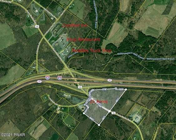 25 Acres of Commercial Land for Sale in Sterling, Pennsylvania
