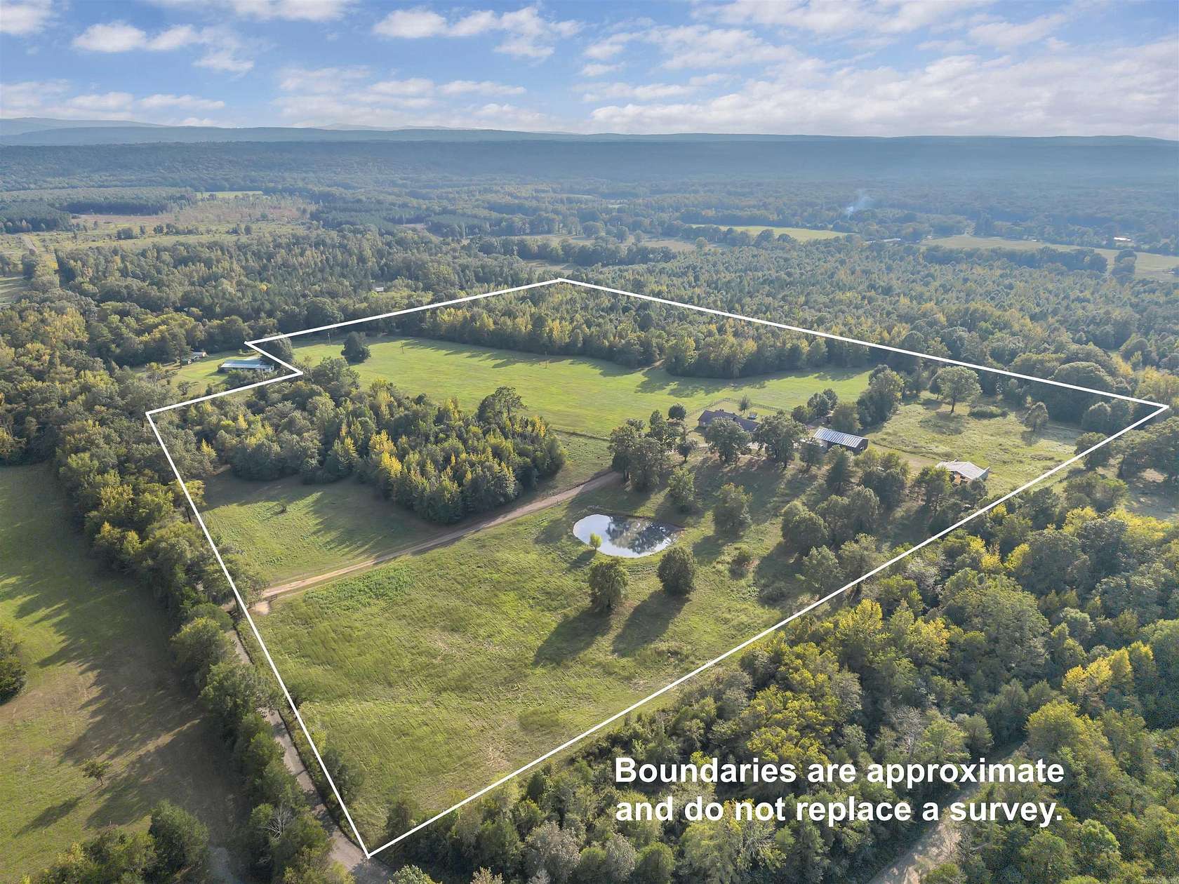 38 Acres of Agricultural Land with Home for Sale in Perryville, Arkansas