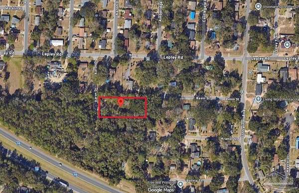 0.93 Acres of Land for Sale in Pensacola, Florida