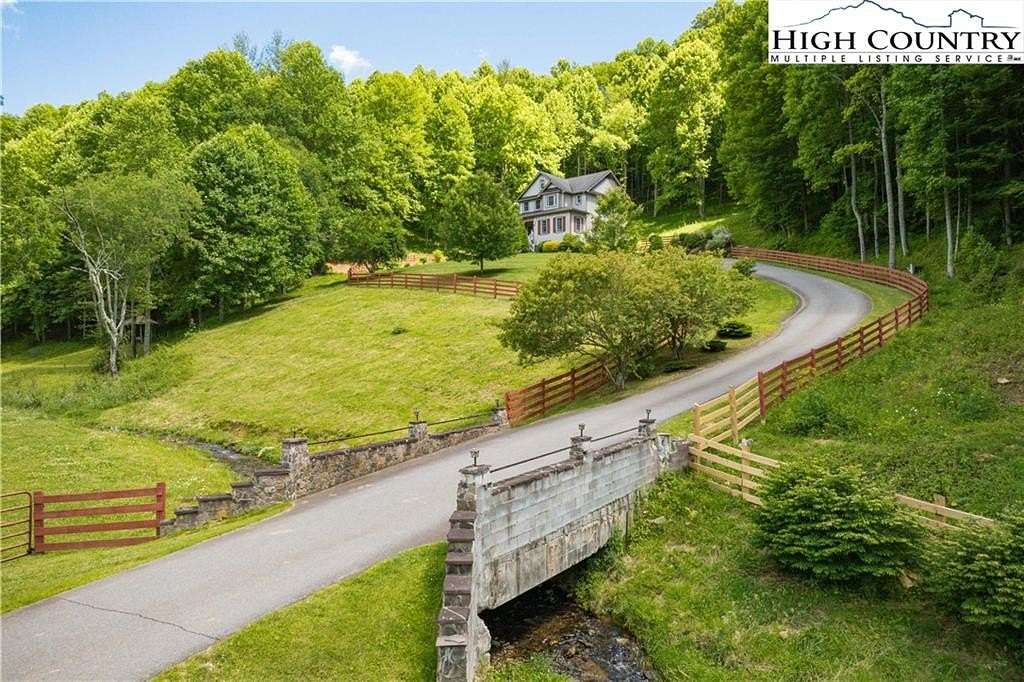 13 Acres of Land with Home for Sale in Zionville, North Carolina