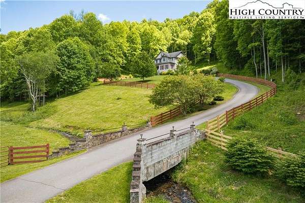 13 Acres of Land with Home for Sale in Zionville, North Carolina