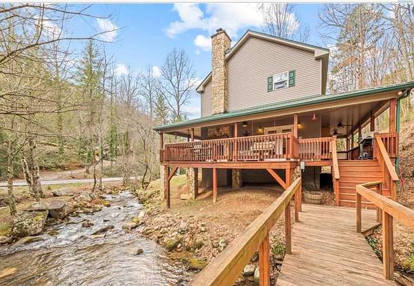 14.2 Acres of Land with Home for Sale in Robbinsville, North Carolina