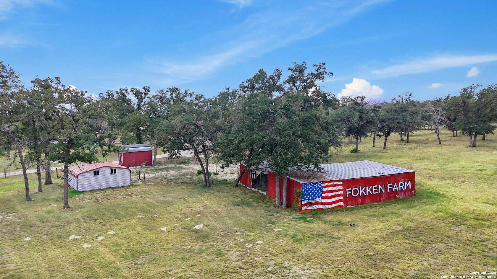 10.5 Acres of Land with Home for Sale in Seguin, Texas