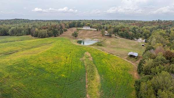 55 Acres of Land with Home for Sale in Dawson Springs, Kentucky