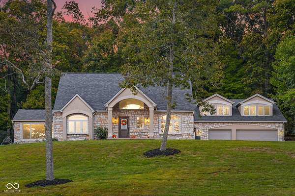 5 Acres of Residential Land with Home for Sale in Columbus, Indiana