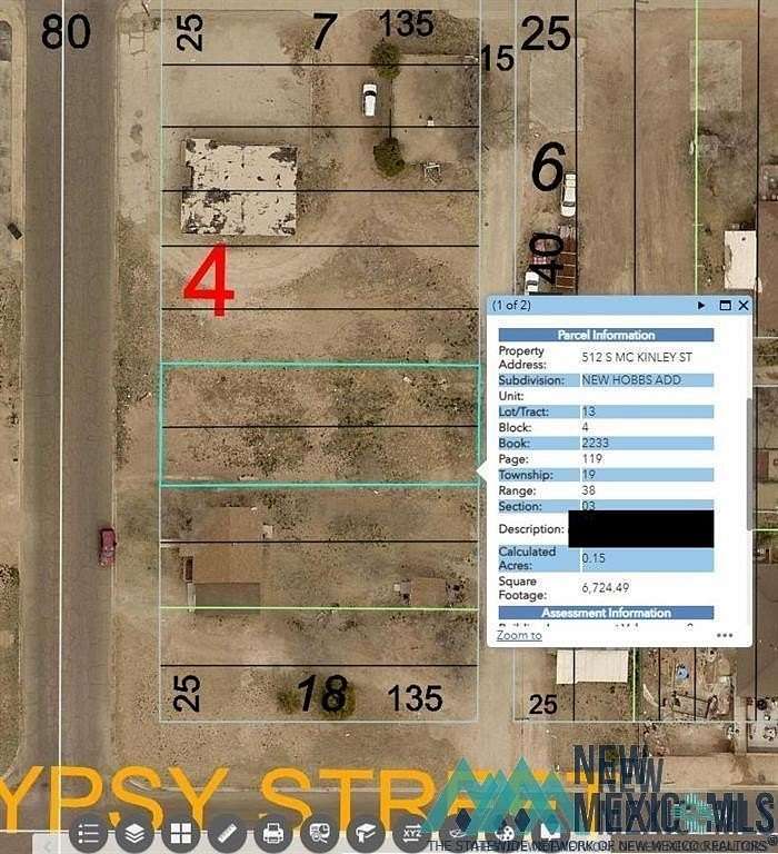 0.16 Acres of Land for Sale in Hobbs, New Mexico
