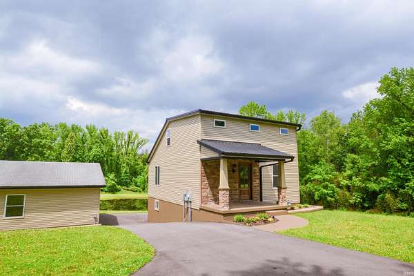 4.36 Acres of Residential Land with Home for Sale in Evansville, Indiana