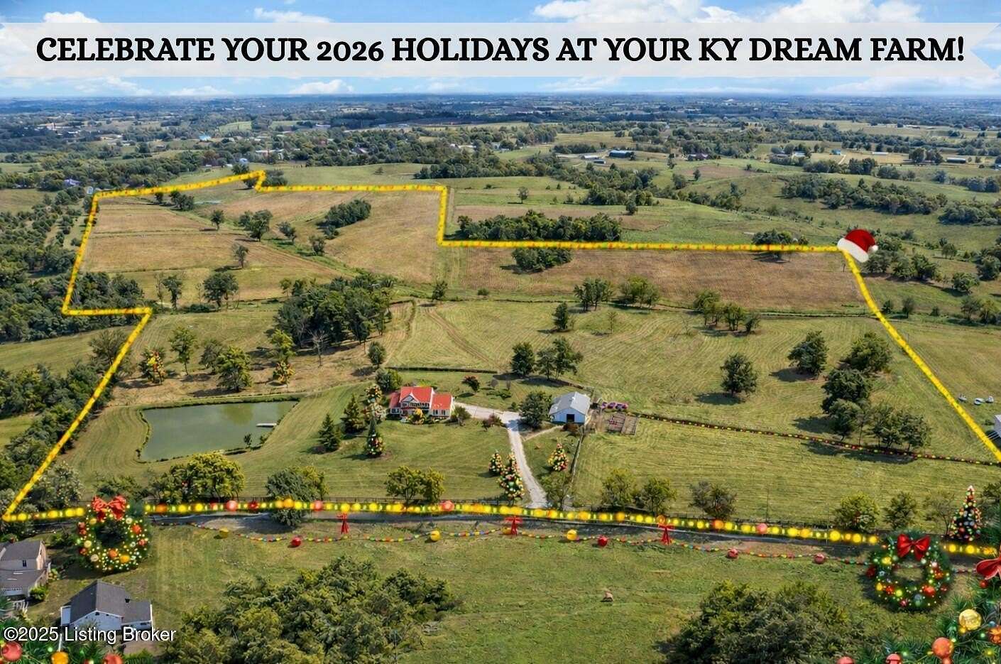 78 Acres of Land with Home for Sale in Campbellsburg, Kentucky