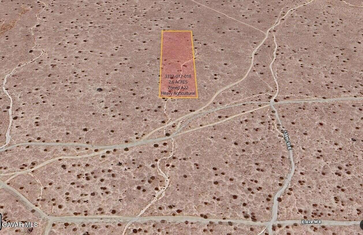 2.6 Acres of Land for Sale in Palmdale, California