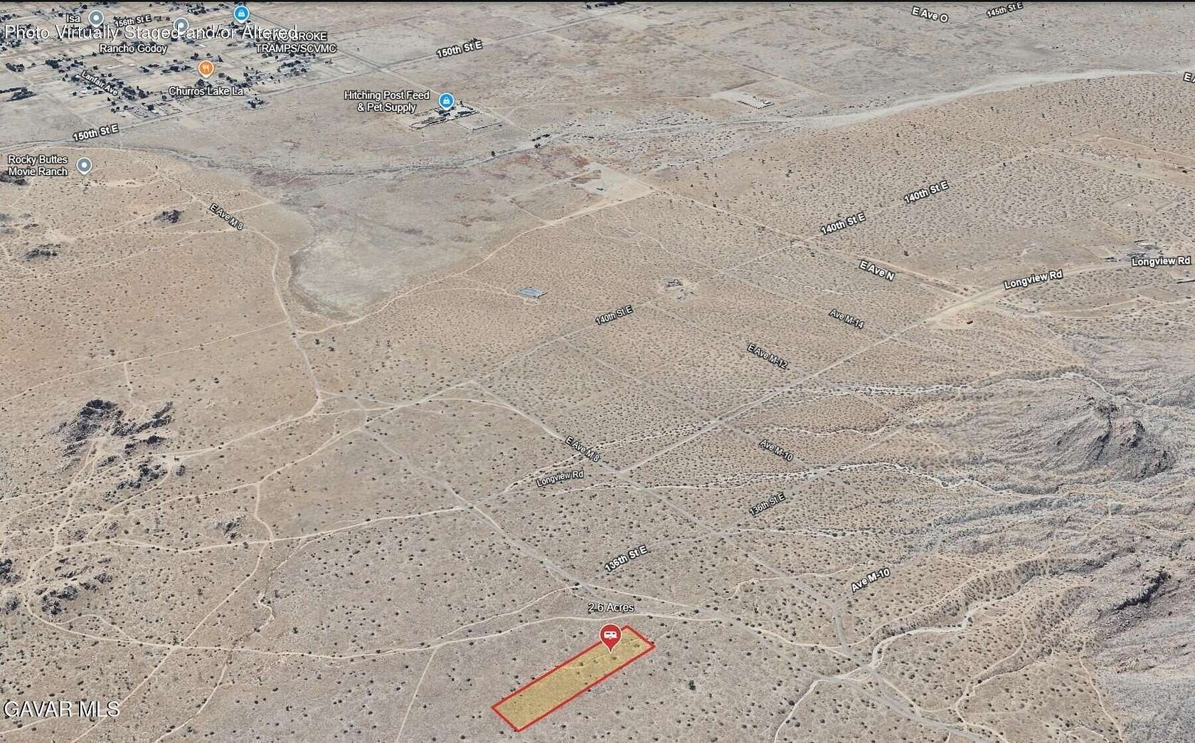 2.6 Acres of Land for Sale in Palmdale, California