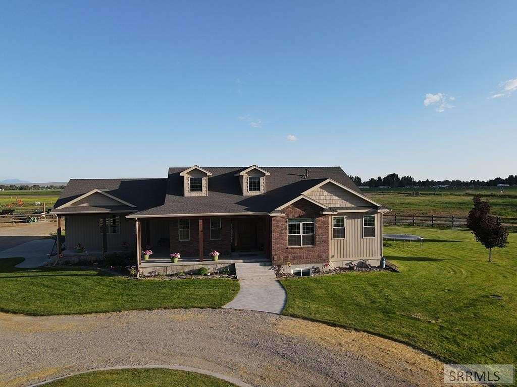 33.8 Acres of Agricultural Land with Home for Sale in Blackfoot, Idaho
