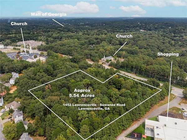 5.5 Acres of Mixed-Use Land for Sale in Lawrenceville, Georgia