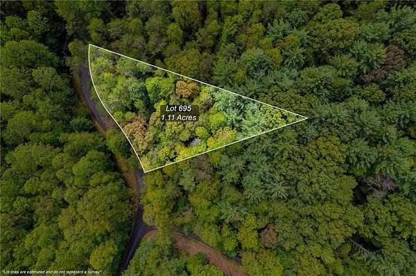 1.1 Acres of Residential Land for Sale in Ellijay, Georgia