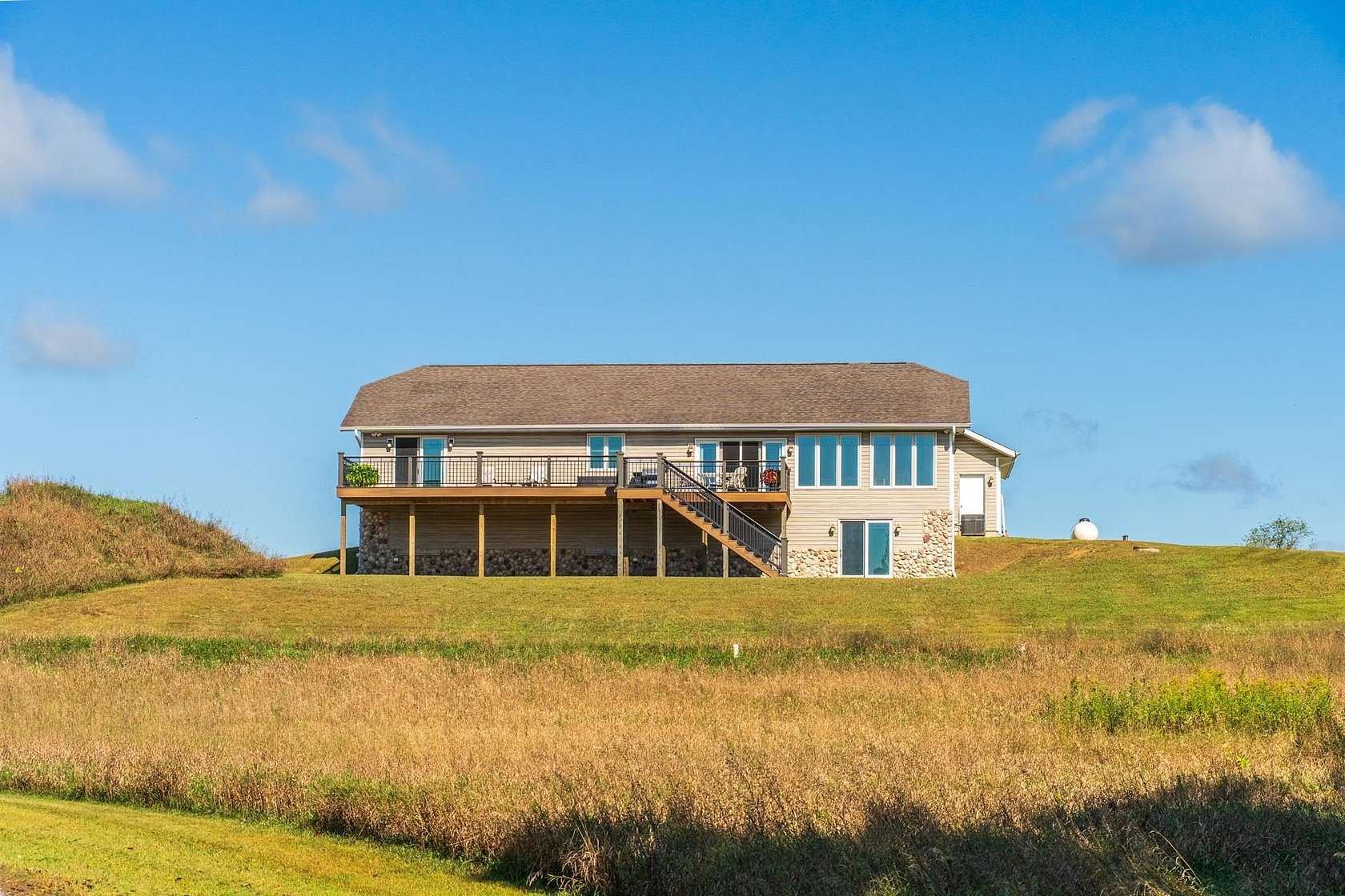 10 Acres of Residential Land with Home for Sale in Rosholt, Wisconsin