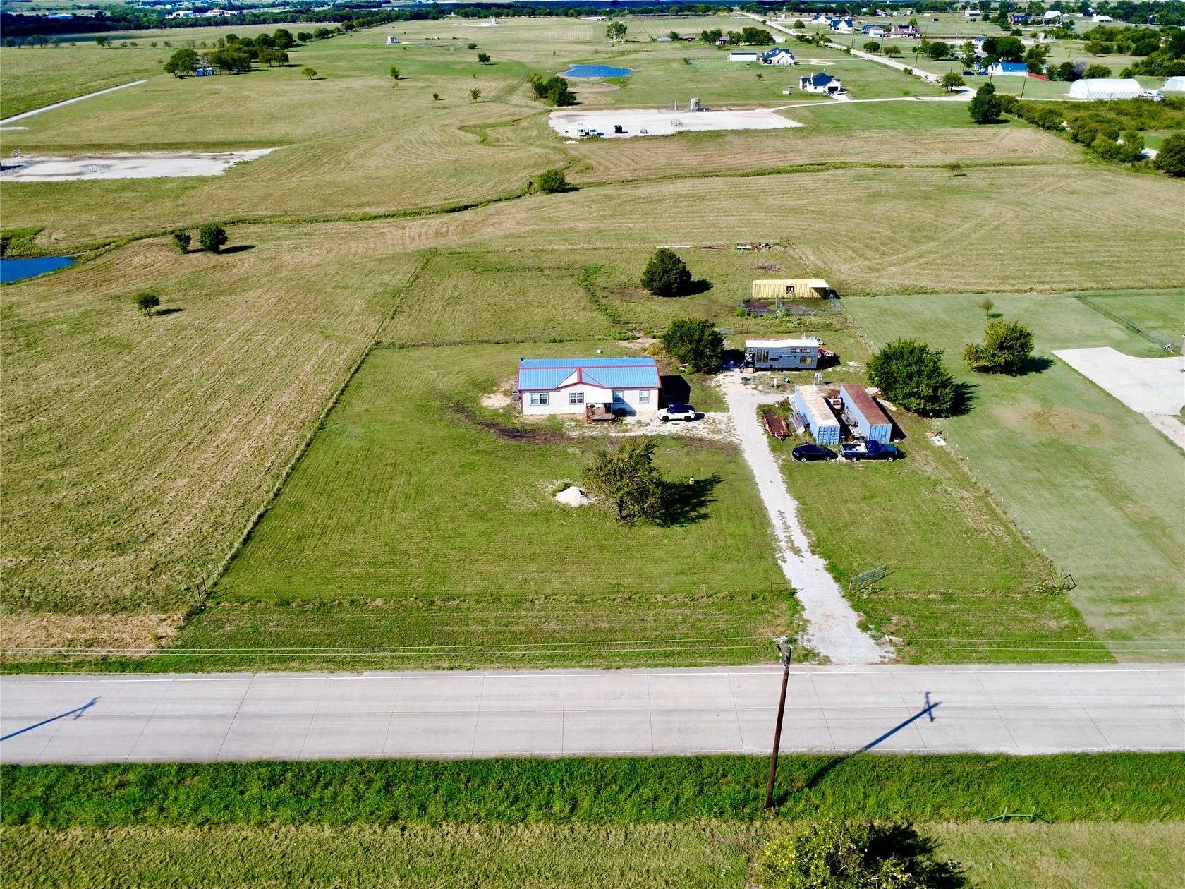 2 Acres of Land with Home for Sale in Ponder, Texas