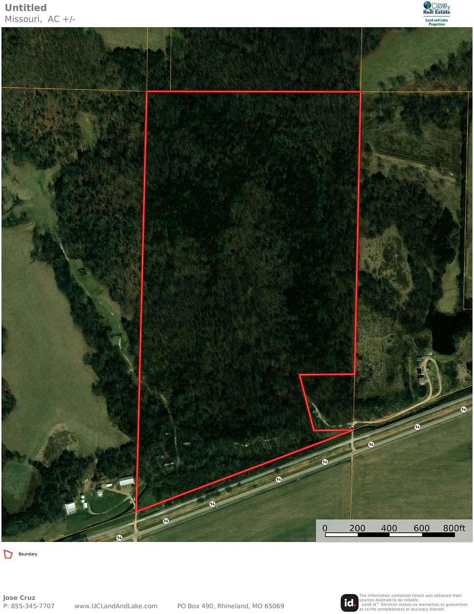 67.4 Acres of Land for Sale in Rhineland, Missouri