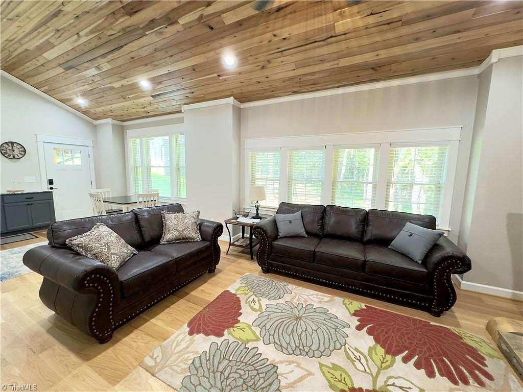 5.1 Acres of Land with Home for Sale in Thurmond, North Carolina