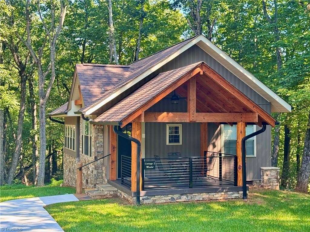 5.1 Acres of Land with Home for Sale in Thurmond, North Carolina