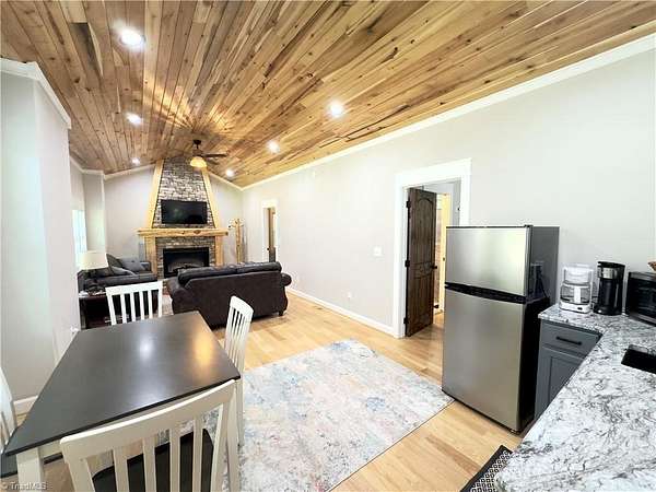 5.1 Acres of Land with Home for Sale in Thurmond, North Carolina