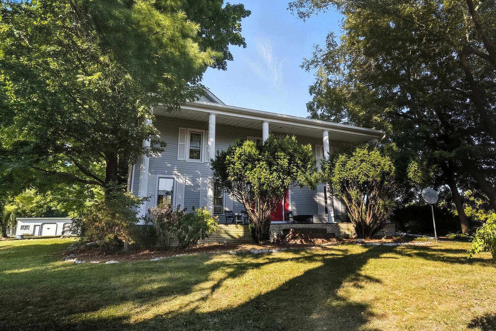 111 Acres of Agricultural Land with Home for Sale in Cassopolis, Michigan