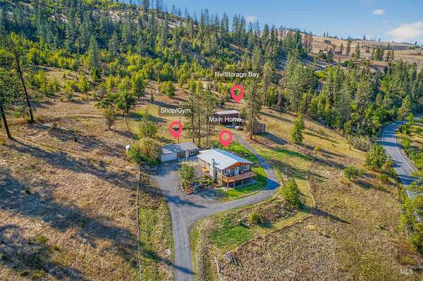 5 Acres of Residential Land with Home for Sale in Stites, Idaho