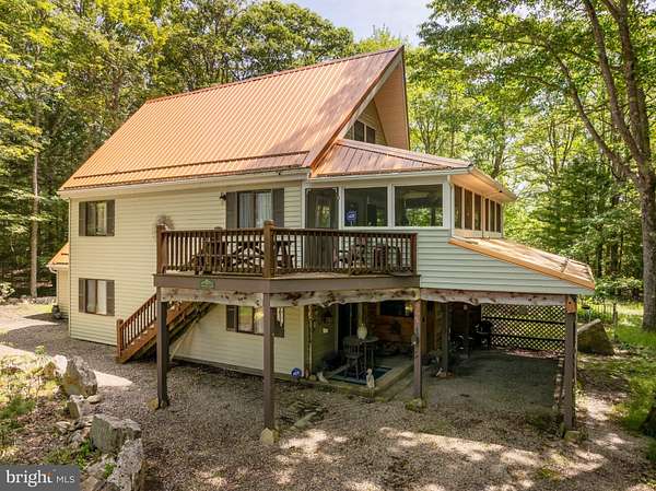1.72 Acres of Land with Home for Sale in Oakland, Maryland