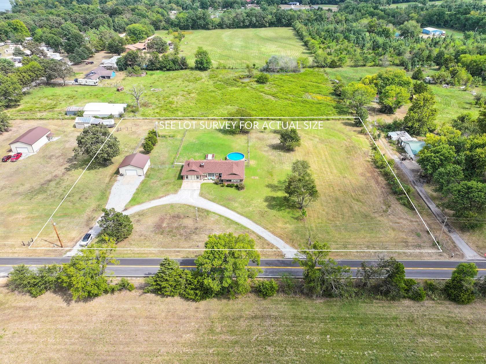 3 Acres of Residential Land with Home for Sale in Grove, Oklahoma