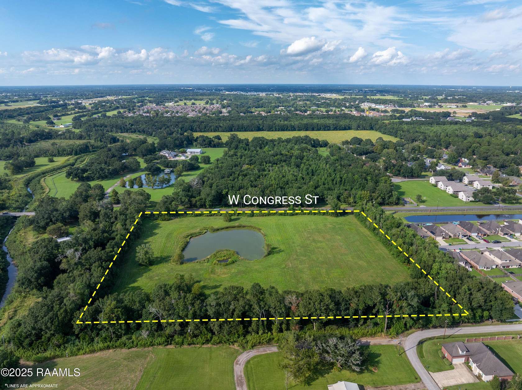 9.59 Acres of Land for Sale in Lafayette, Louisiana