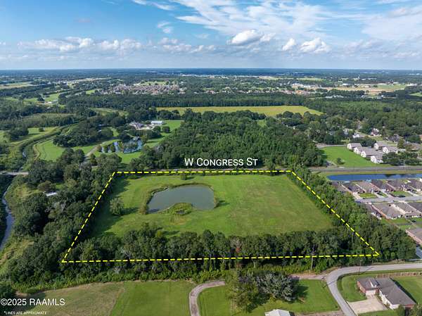 9.59 Acres of Land for Sale in Lafayette, Louisiana