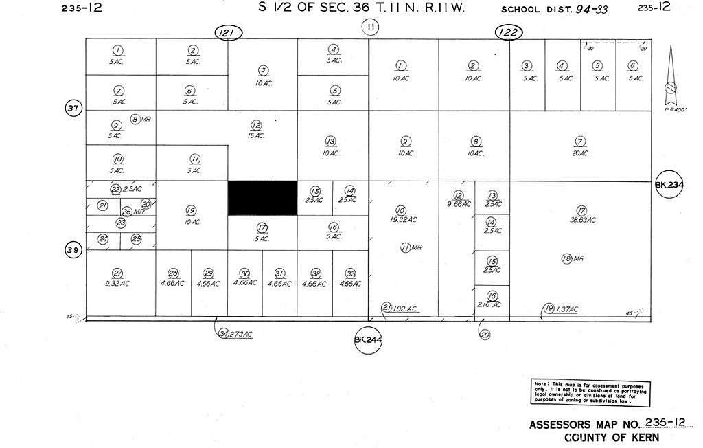 5 Acres of Land for Sale in Bakersfield, California