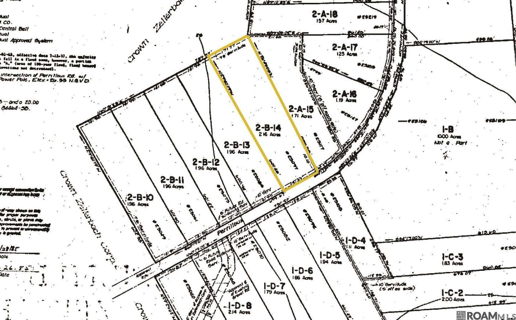 2.16 Acres of Land for Sale in Livingston, Louisiana