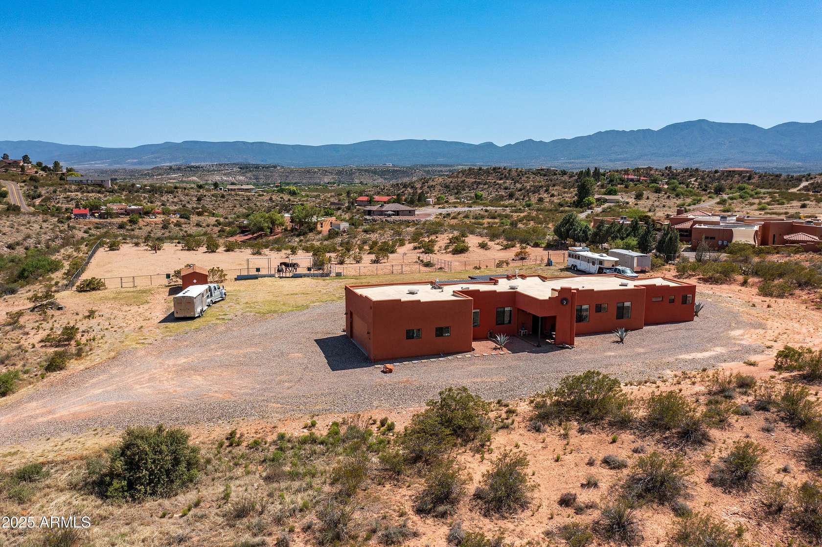 3.74 Acres of Land with Home for Sale in Cornville, Arizona