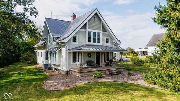 5.89 Acres of Land with Home for Sale in Brownsburg, Indiana