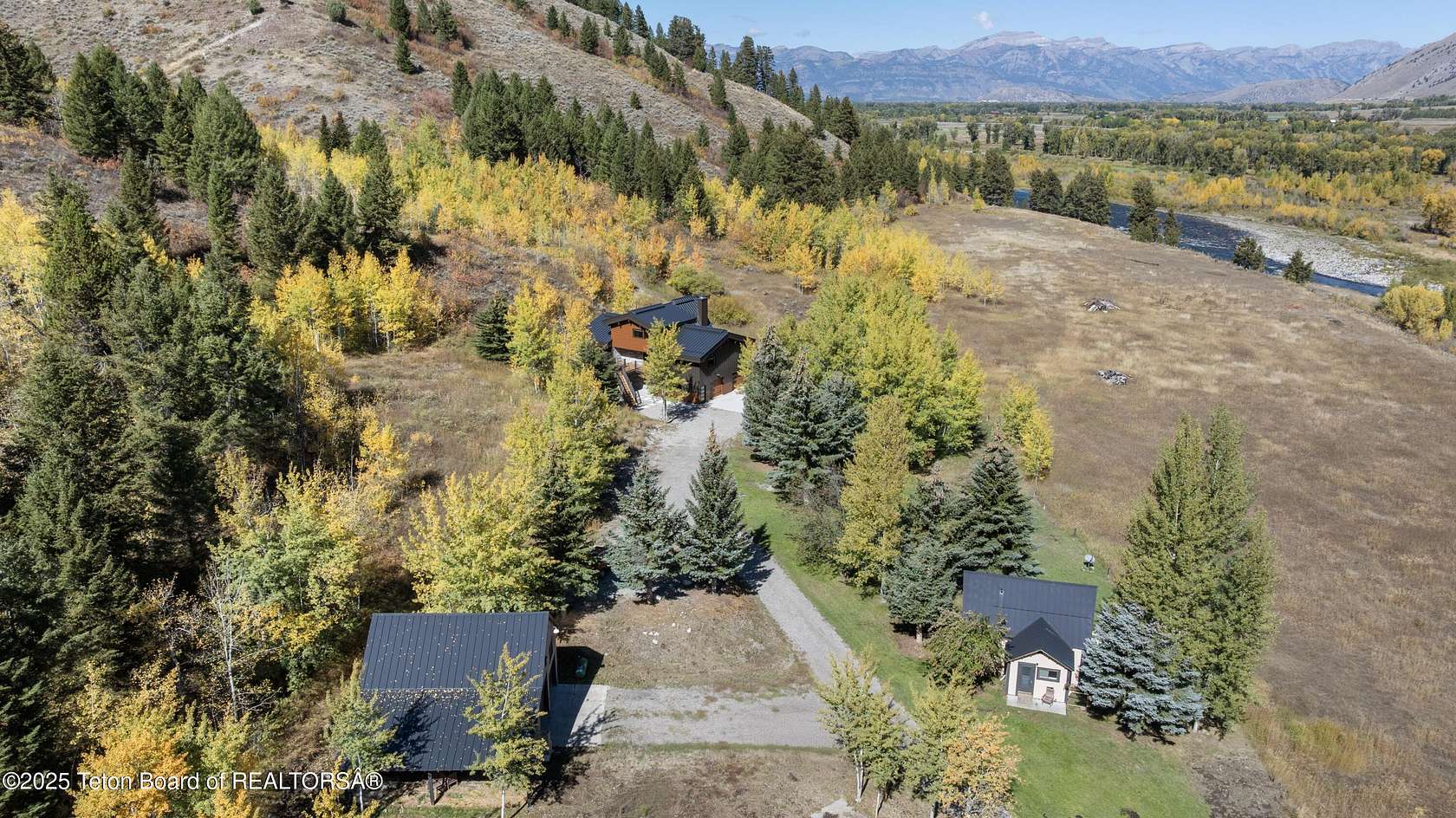 20.3 Acres of Land with Home for Sale in Jackson, Wyoming