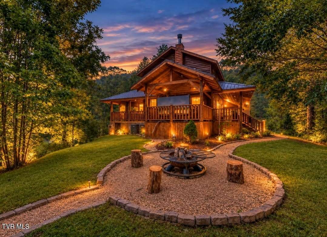 3.35 Acres of Land with Home for Sale in Roan Mountain, Tennessee