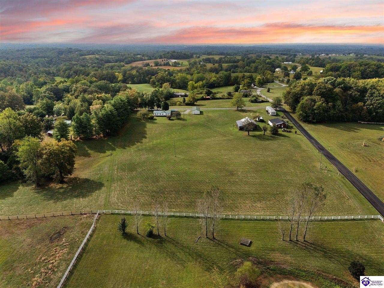 5.18 Acres of Land with Home for Sale in Greensburg, Kentucky