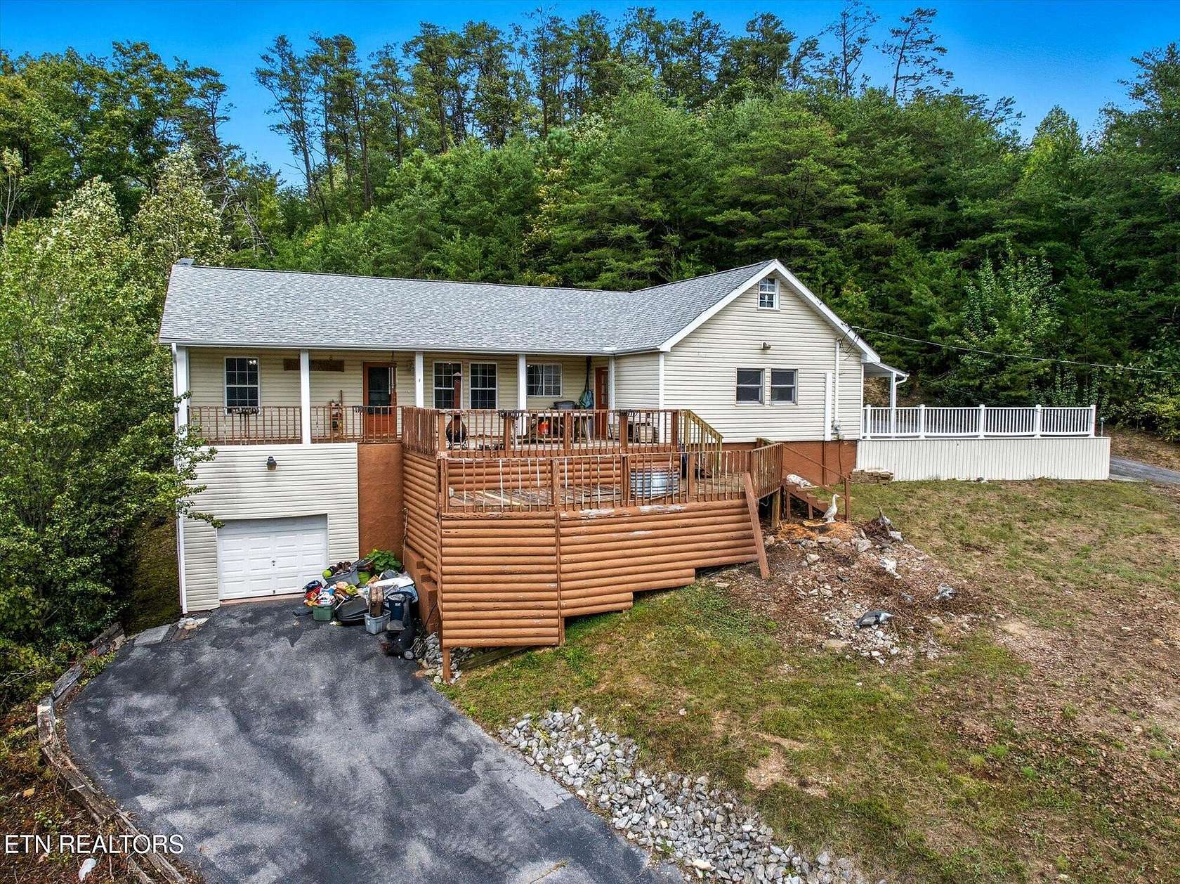 3 Acres of Residential Land with Home for Sale in Sevierville, Tennessee