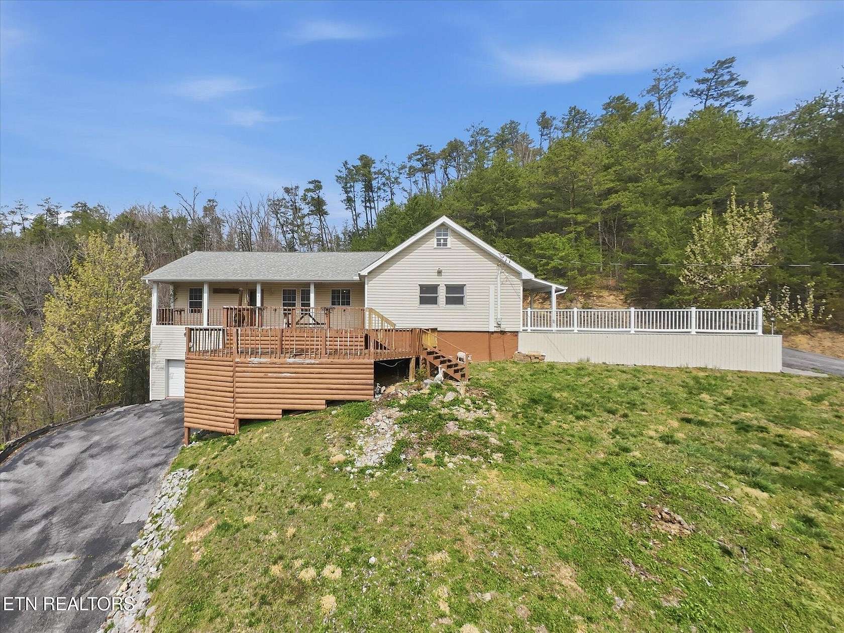 3 Acres of Land with Home for Sale in Sevierville, Tennessee