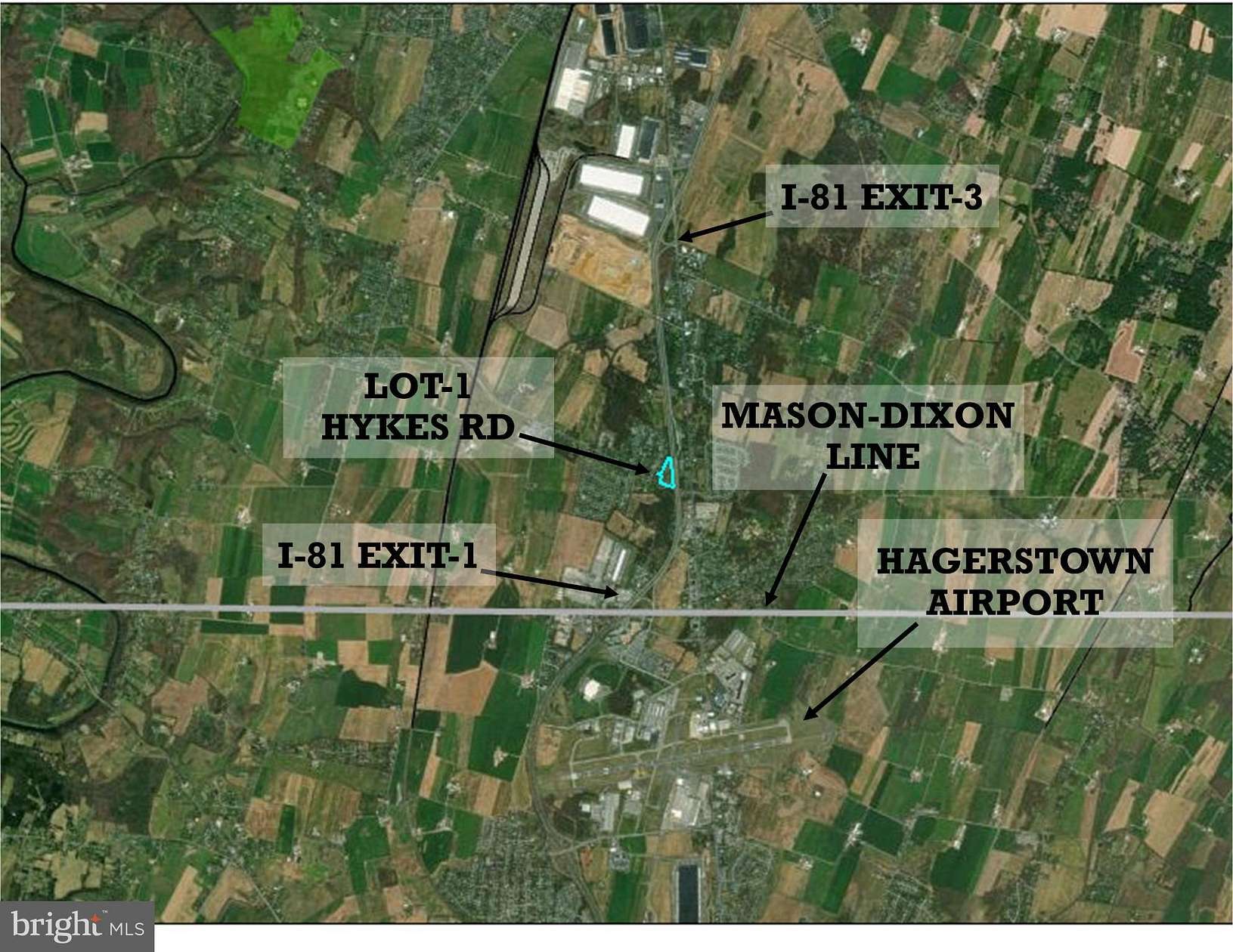 5.65 Acres of Mixed-Use Land for Sale in Greencastle, Pennsylvania