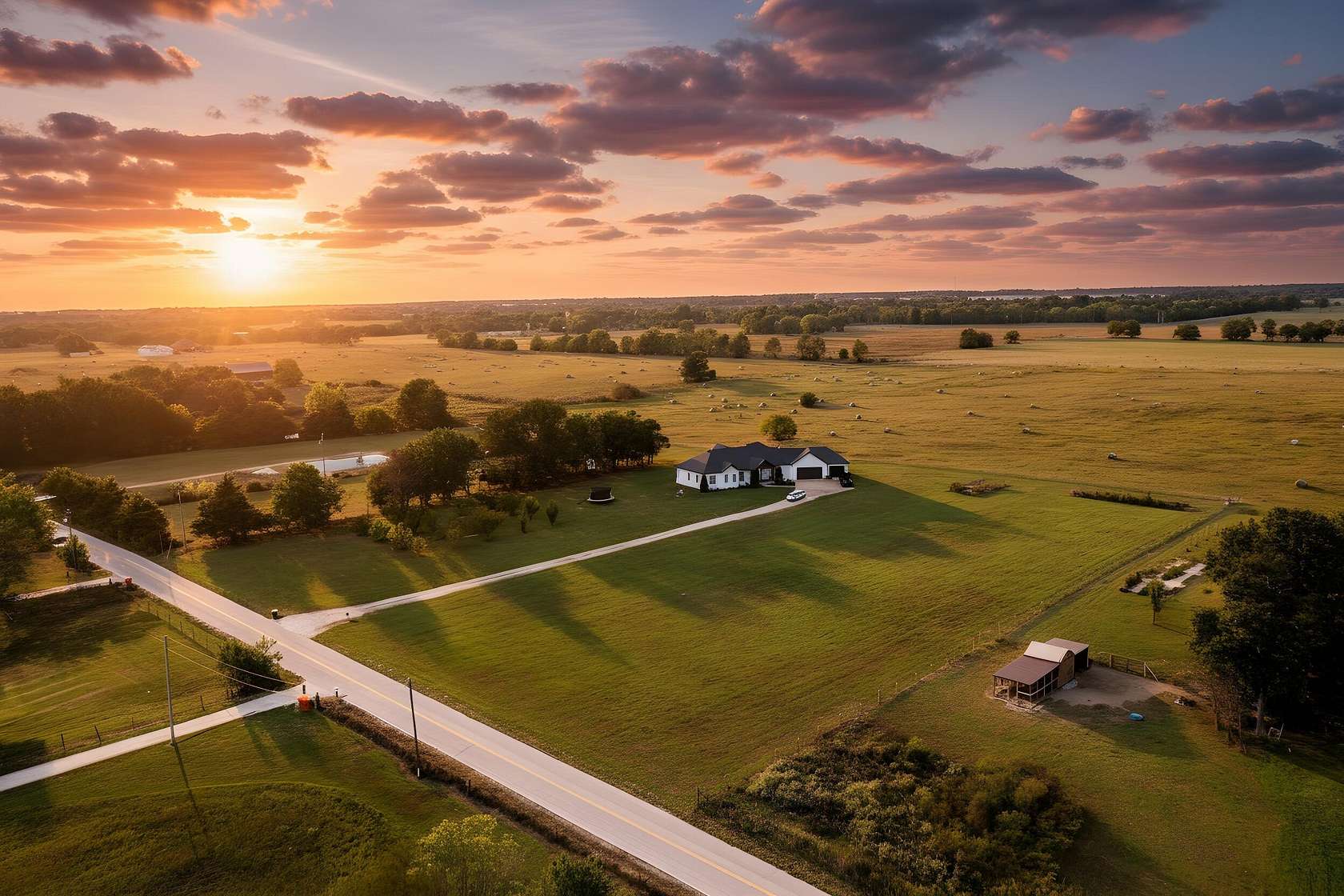 5 Acres of Residential Land with Home for Sale in Strafford, Missouri