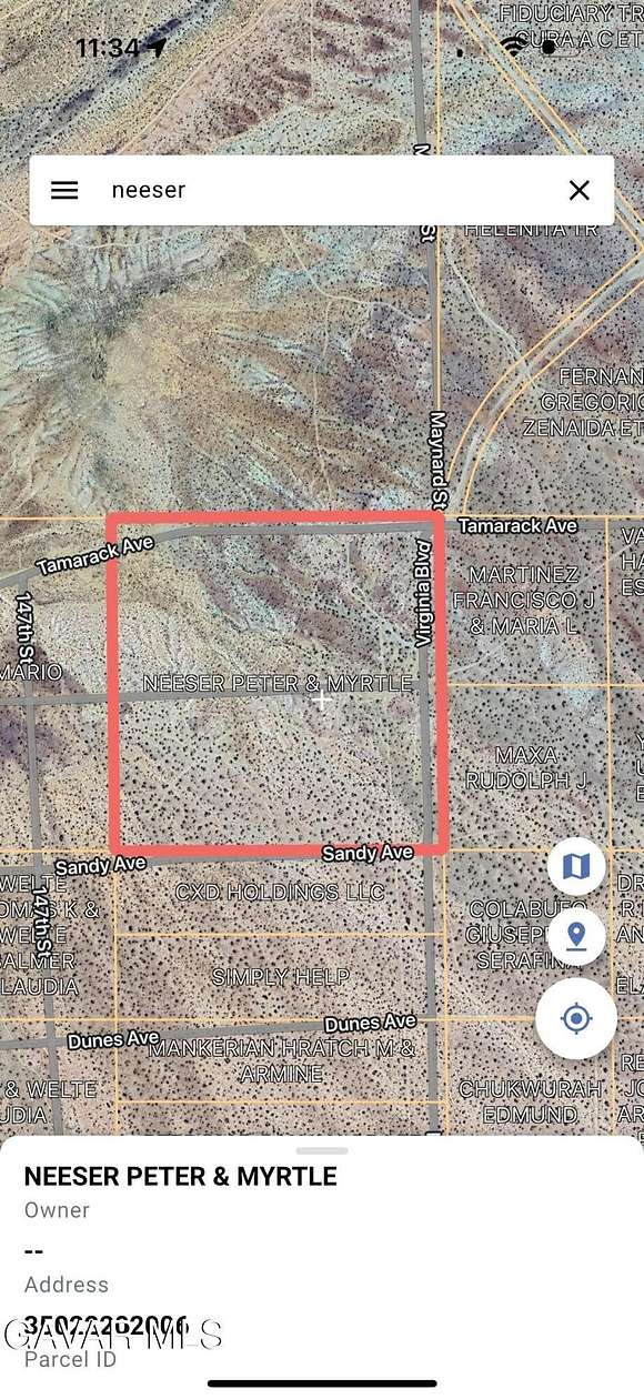 40 Acres of Land for Sale in California City, California