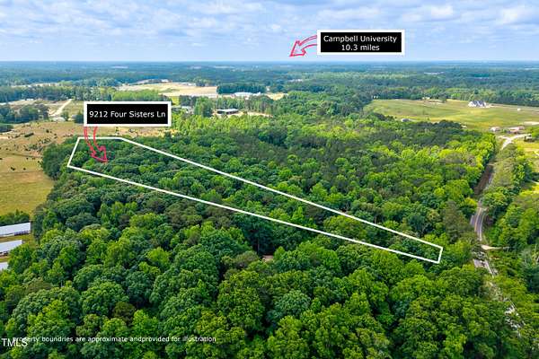 4.55 Acres of Residential Land for Sale in Willow Spring, North Carolina