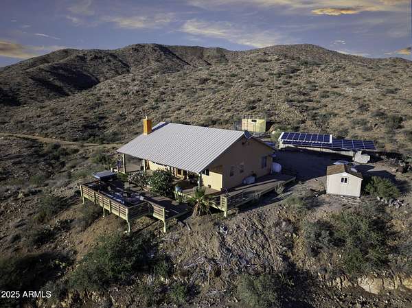 52.4 Acres of Land with Home for Sale in Morristown, Arizona