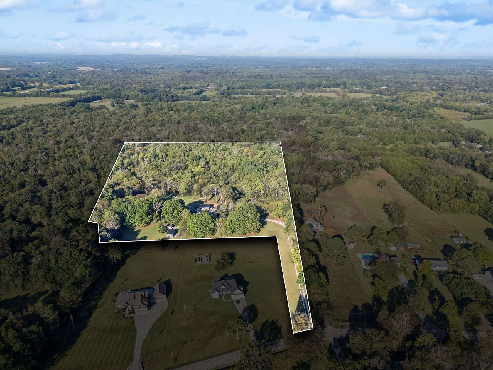 12 Acres of Land with Home for Sale in Chapel Hill, Tennessee