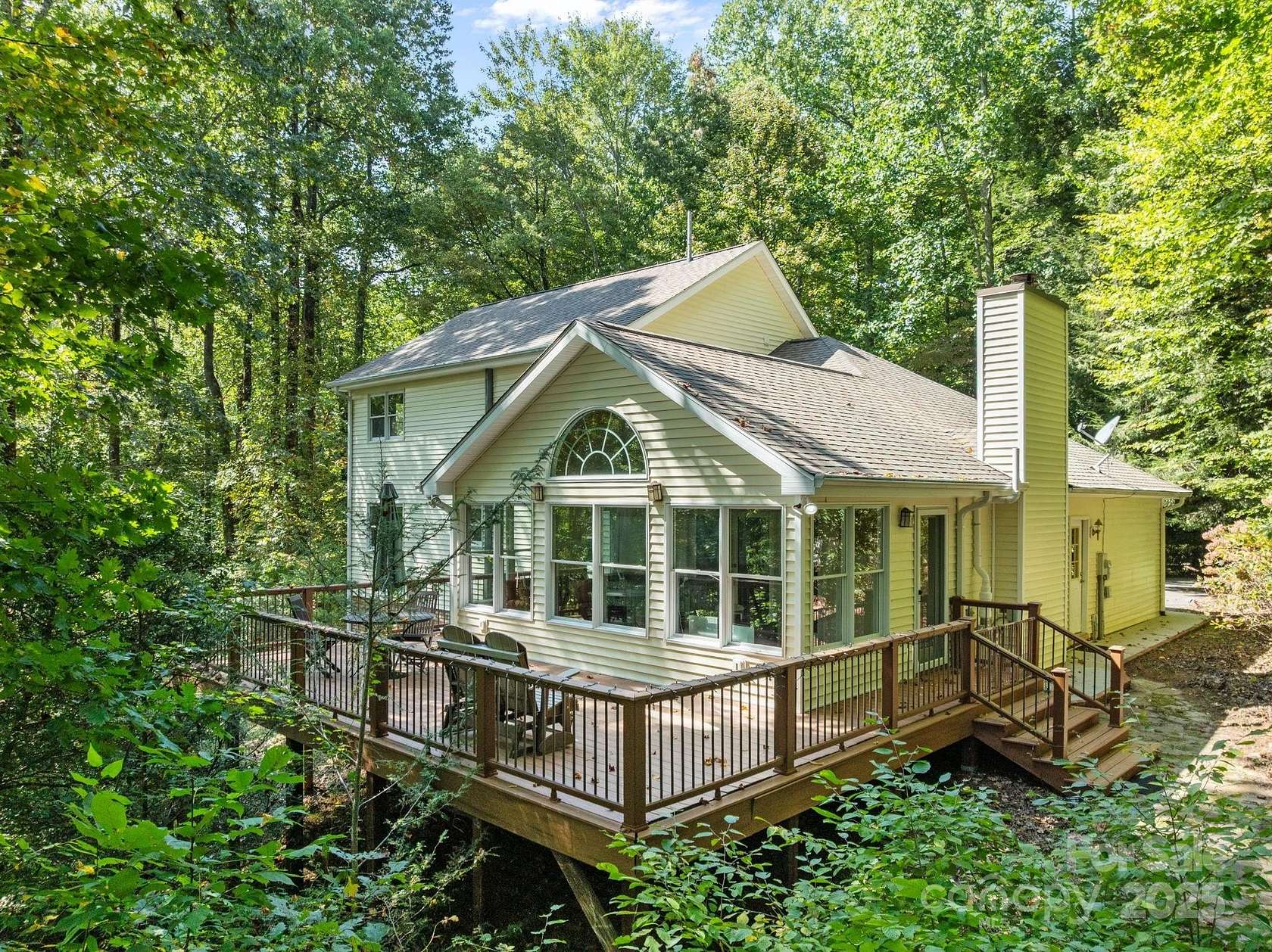 9.3 Acres of Residential Land with Home for Sale in Saluda, North Carolina