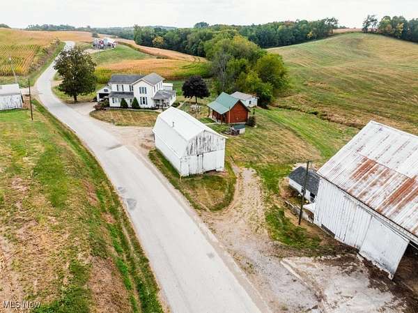 140 Acres of Land with Home for Auction in Newcomerstown, Ohio